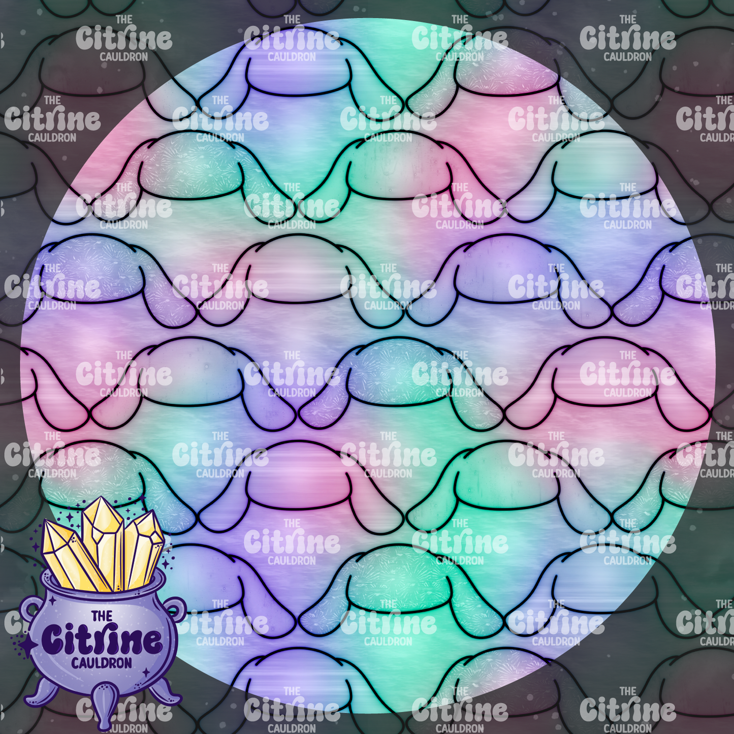 Hello Glass Coordinate Colorful - Seamless