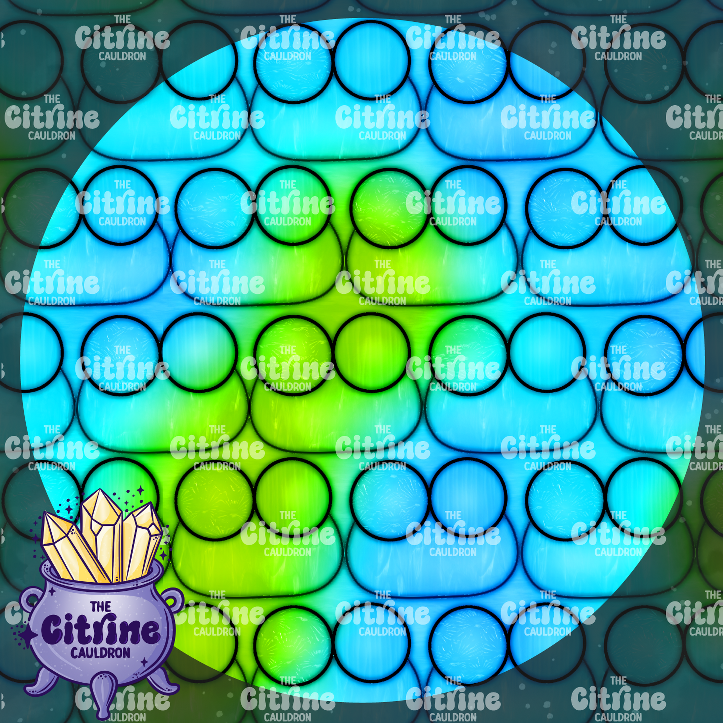Hello Glass Coordinate Colorful - Seamless