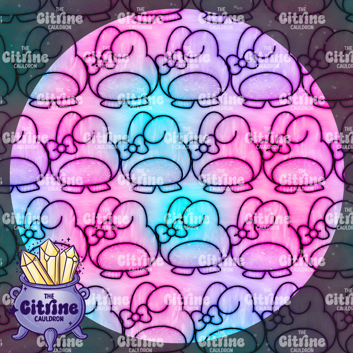 Hello Glass Coordinate Colorful - Seamless