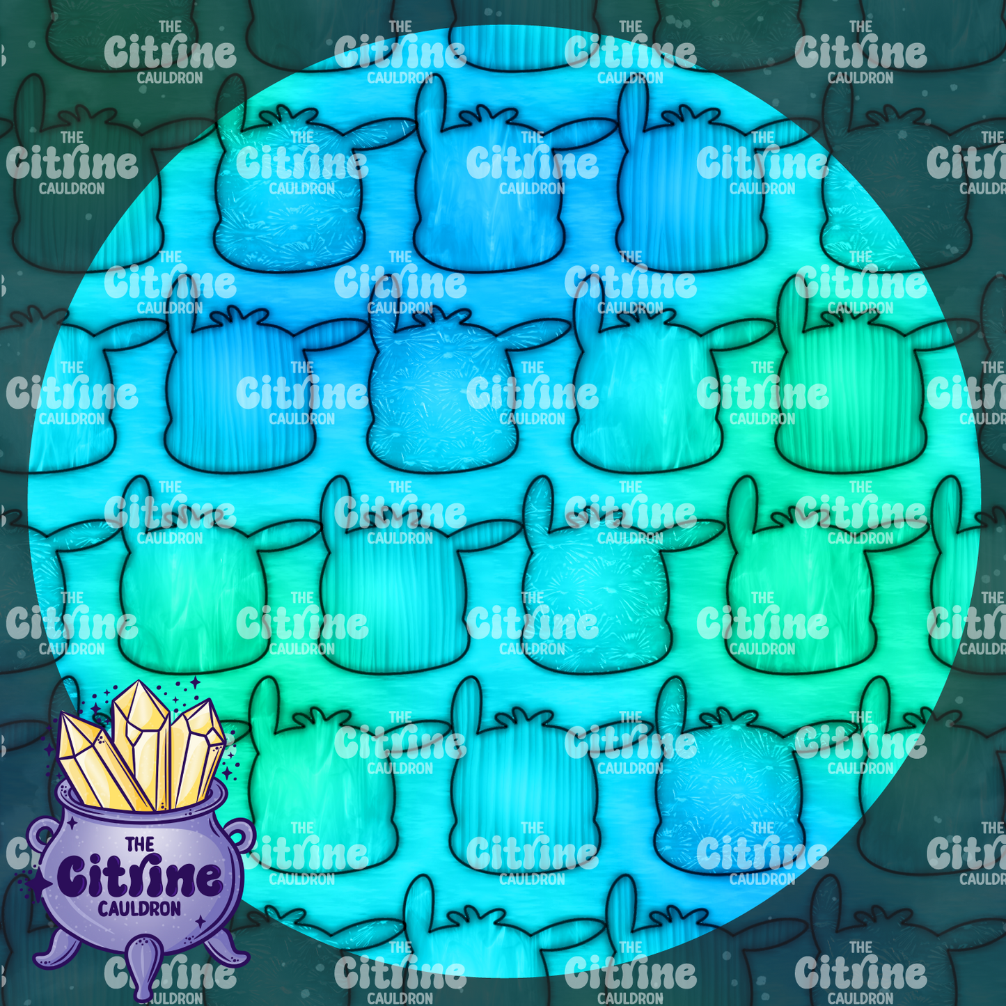 Hello Glass Coordinate Colorful - Seamless