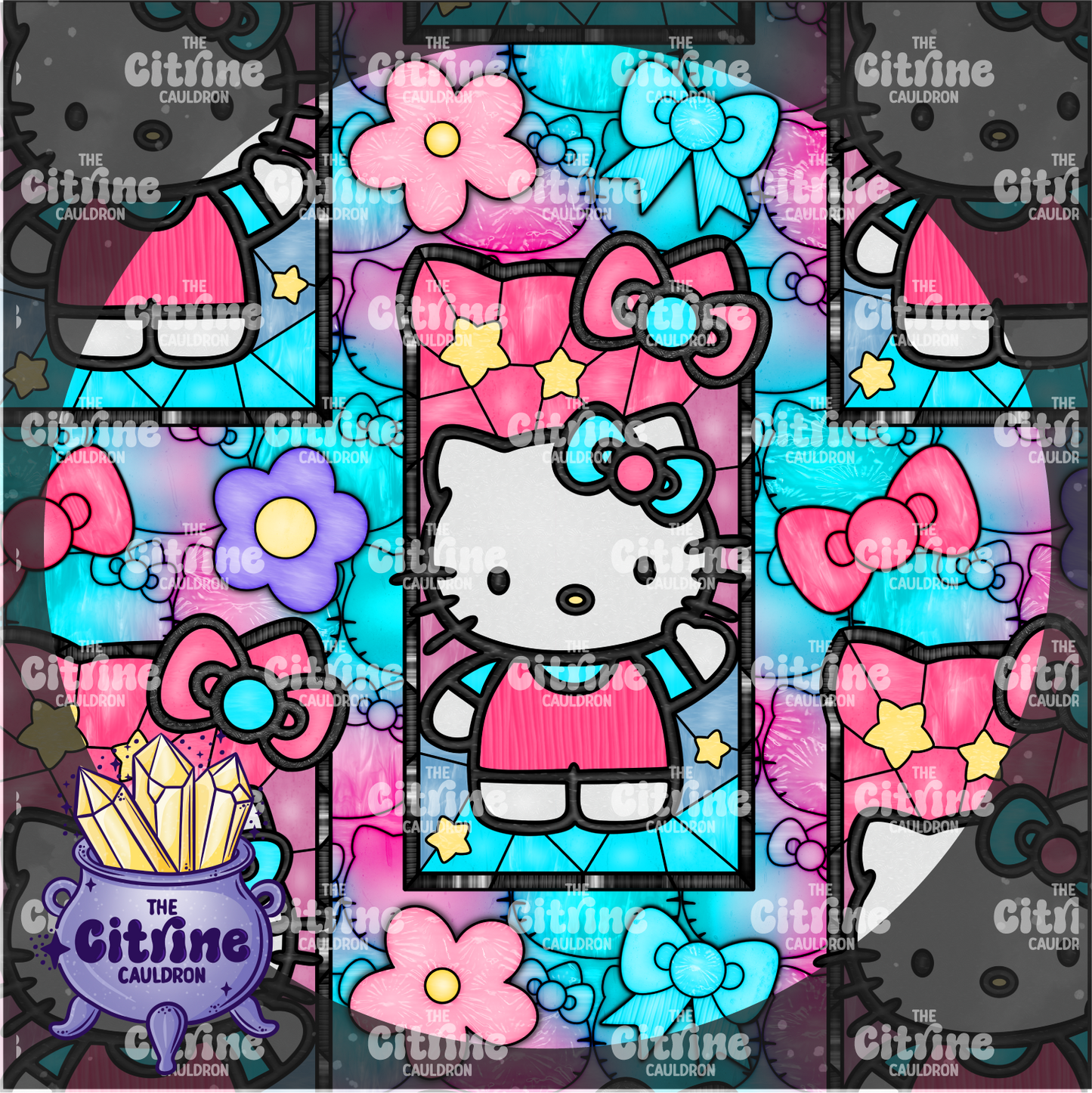 Hello Glass Colorful - Seamless