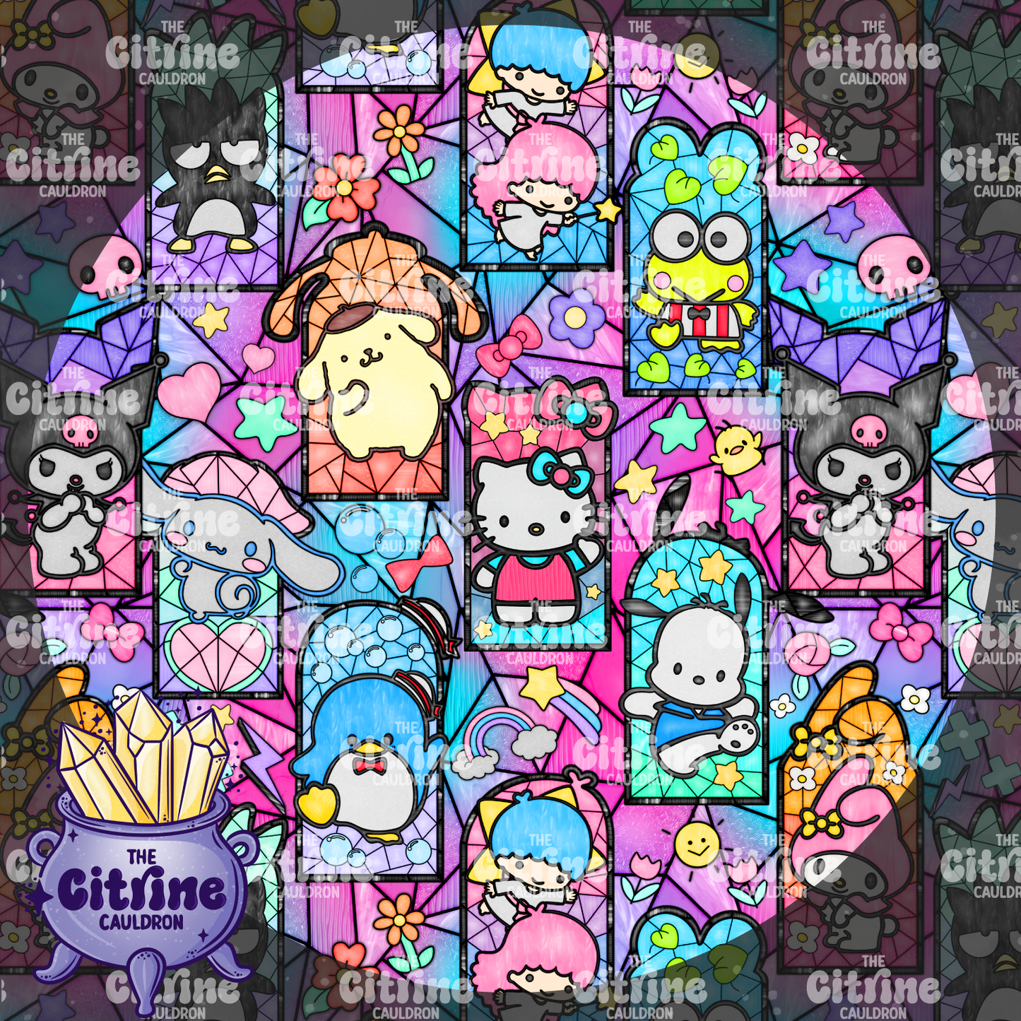 Hello Glass Colorful Part 2 - Seamless