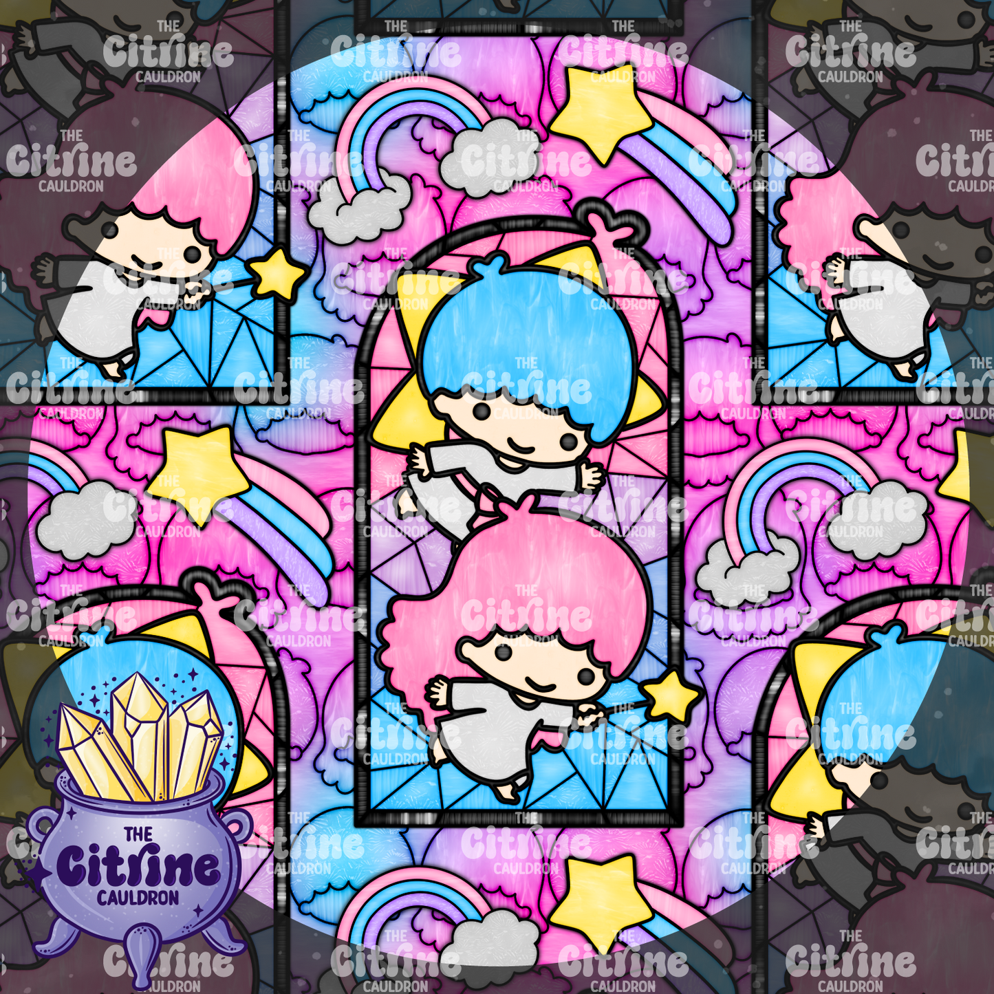 Hello Glass Colorful Part 2 - Seamless