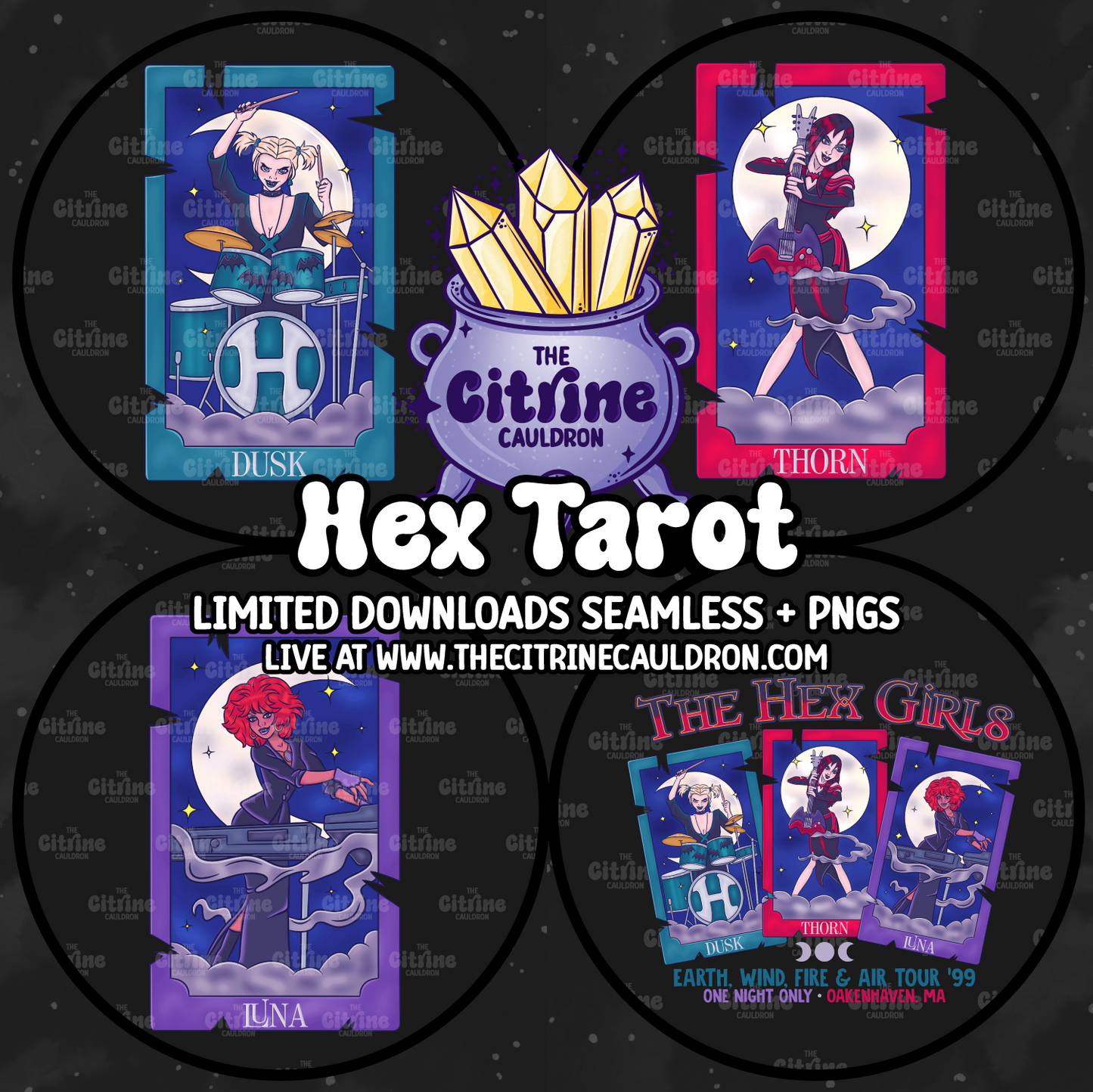 Hex Tarot - Sublimation PNG