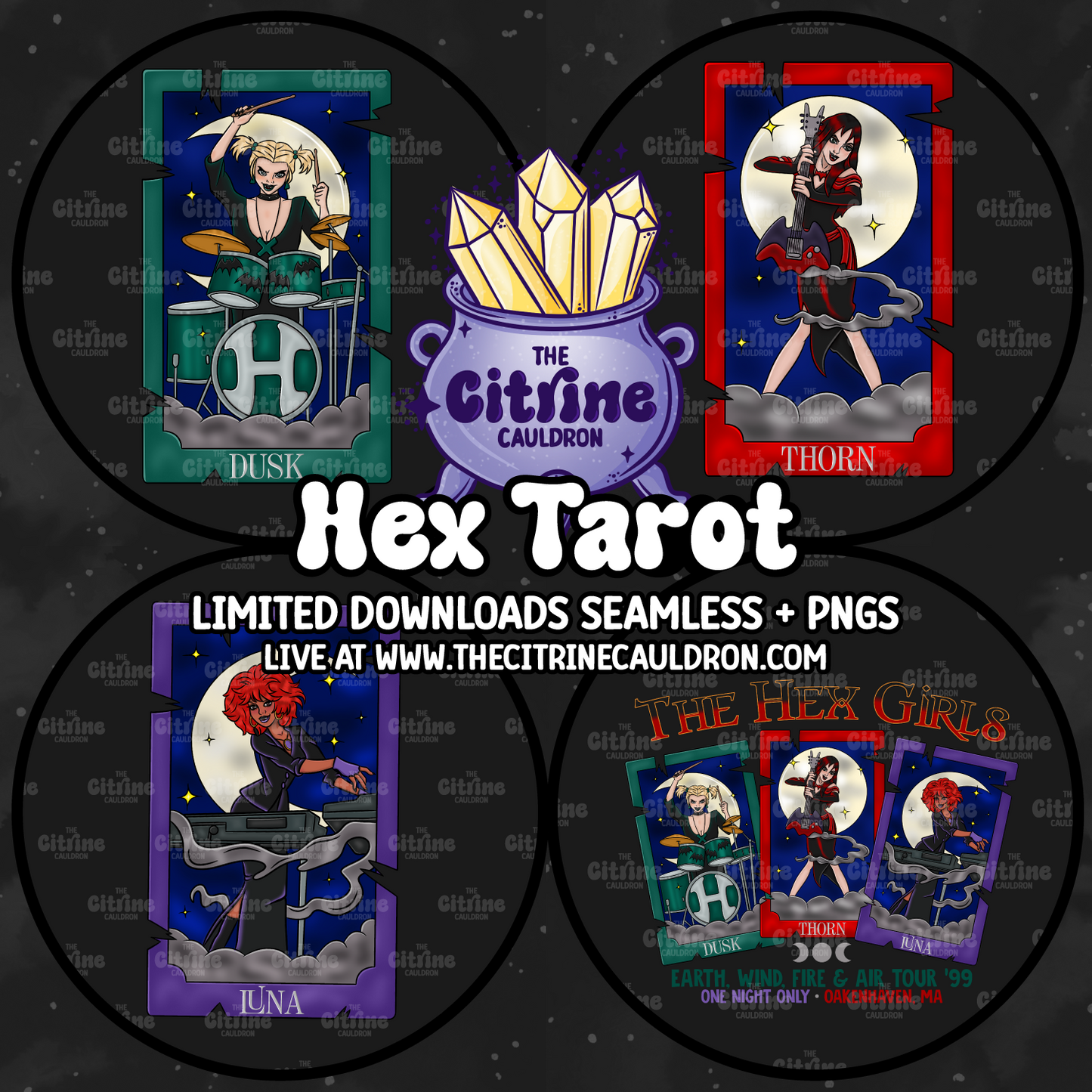 Hex Tarot - Sublimation PNG