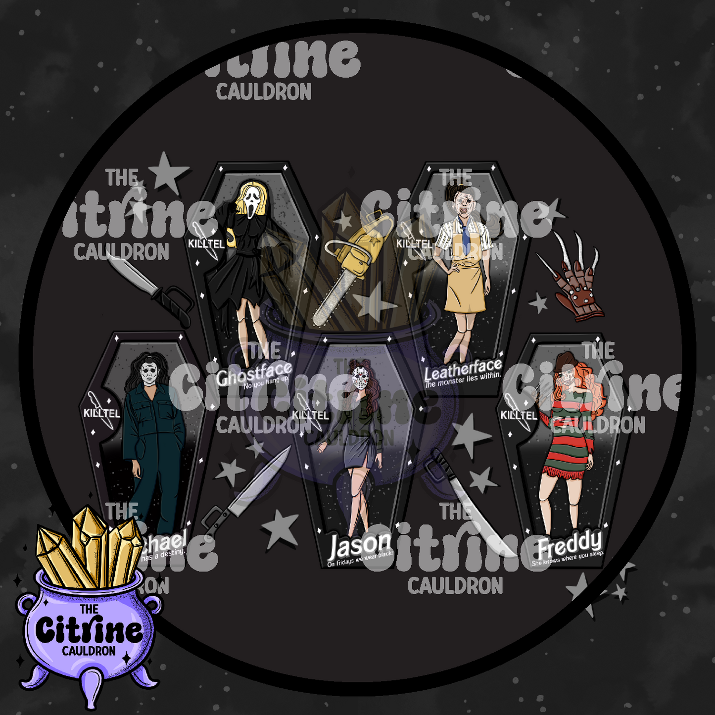 Horror Dolls Dark - Sublimation PNG
