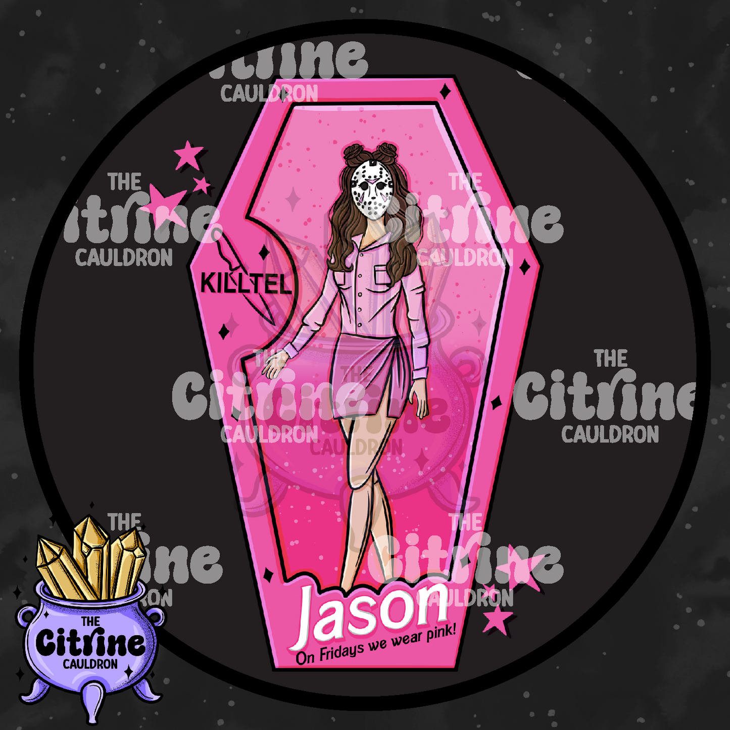 Horror Dolls Pink - Sublimation PNG