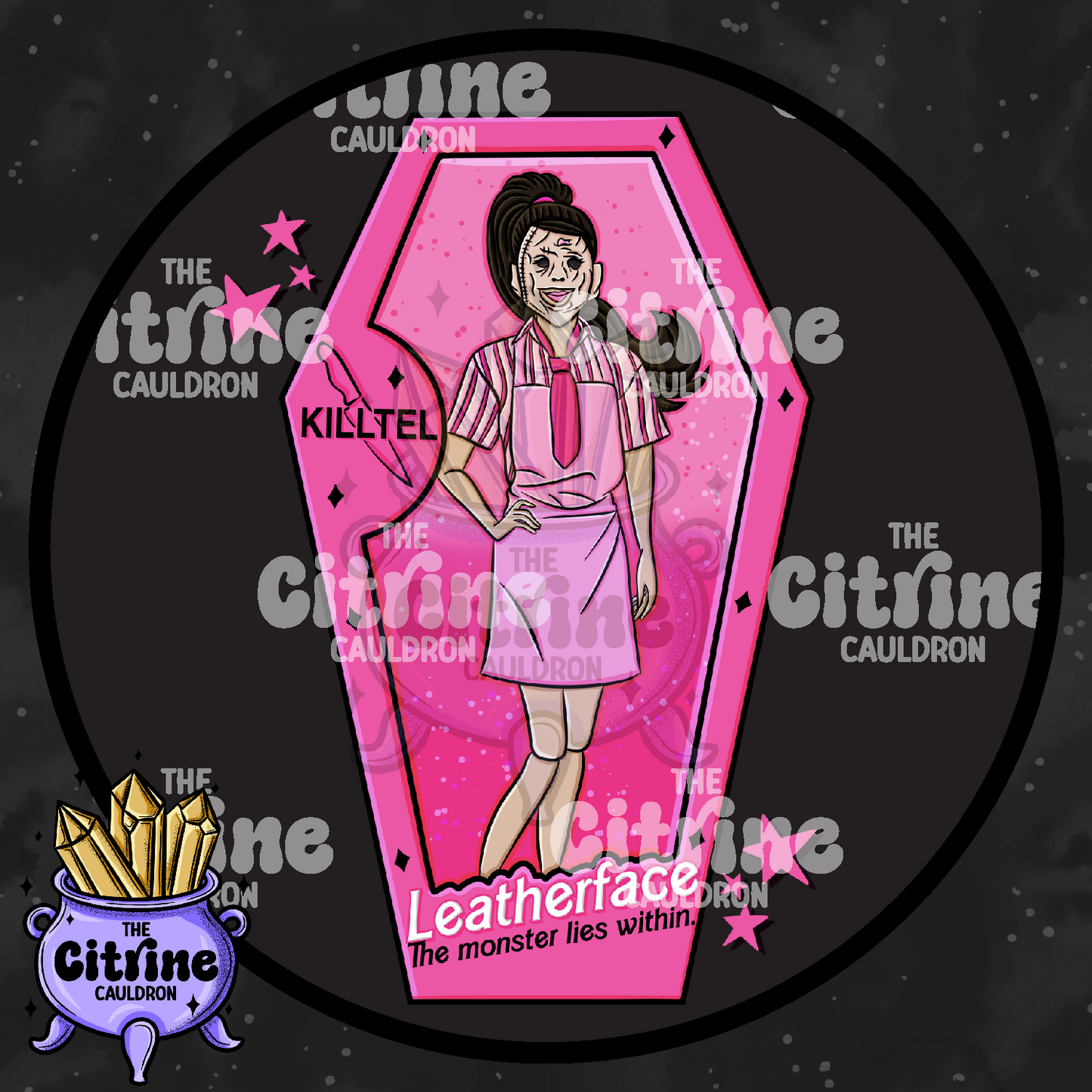 Horror Dolls Pink - Sublimation PNG