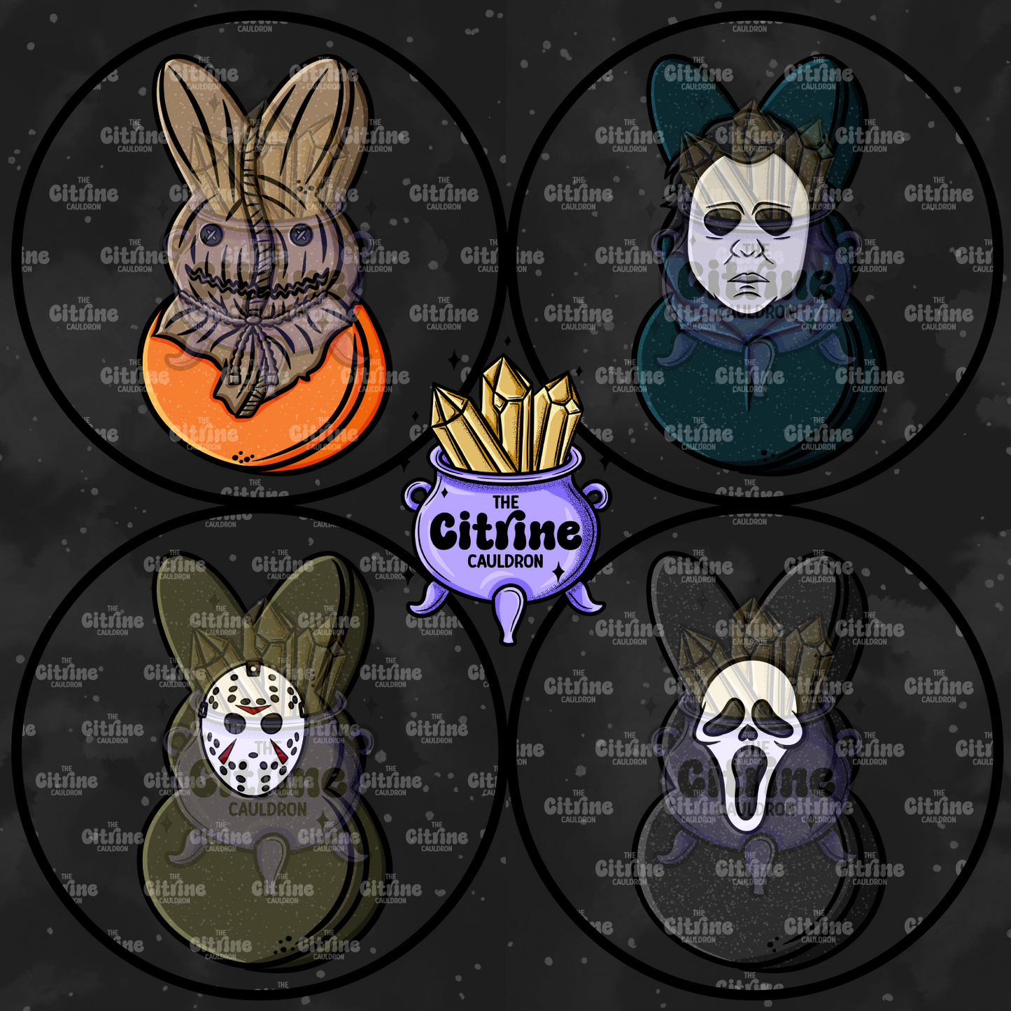 Killer Marshmallows Classic - Sublimation PNG