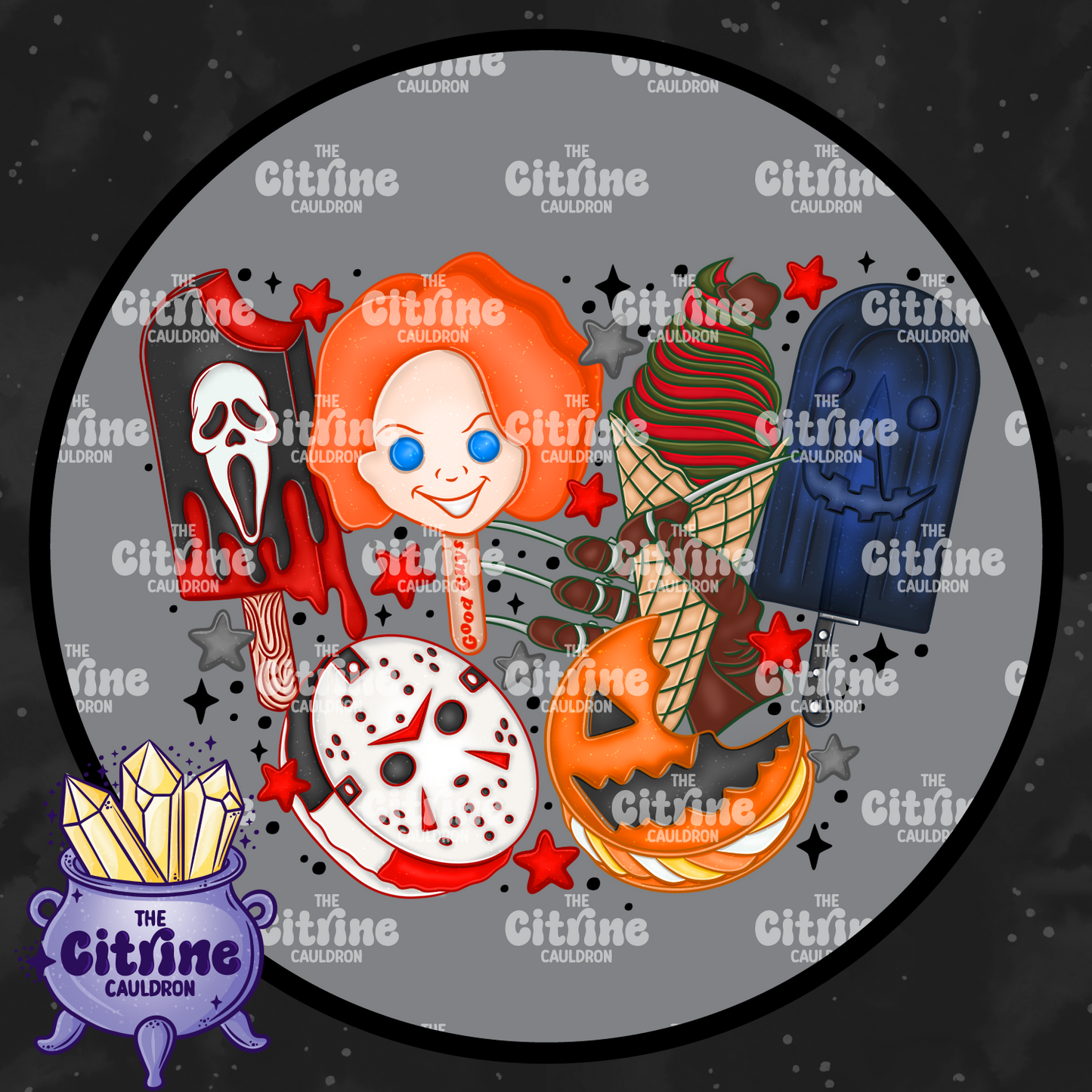 Ice Horrors - Sublimation PNG