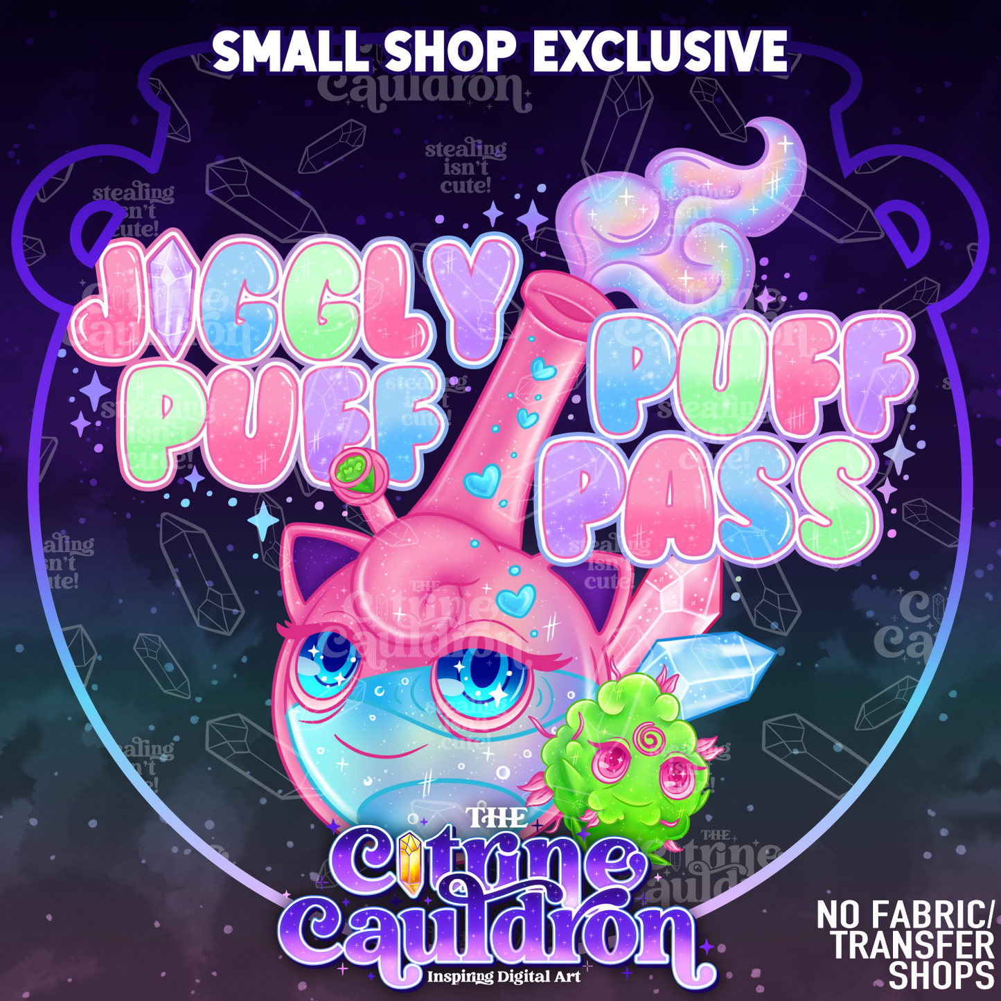 Iggle Puff Puff - Sublimation PNG - SMALL SHOP