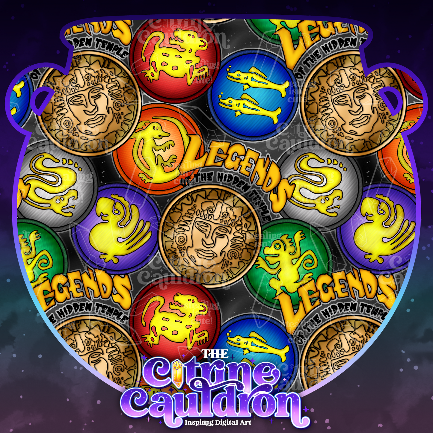 90s TV Collection - Seamless & PNG Bundle FABRIC SHOP