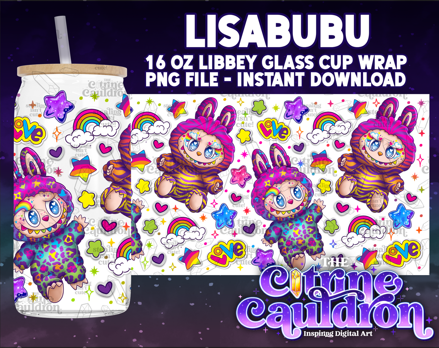 PopNow - PNG Wrap for Libbey 16oz Glass Can