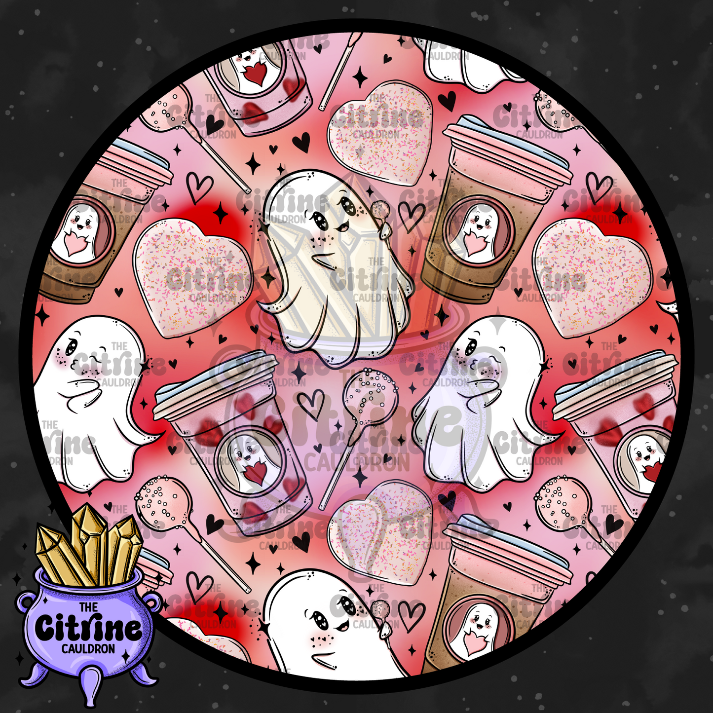 Lovebucks Ghosties - Seamless