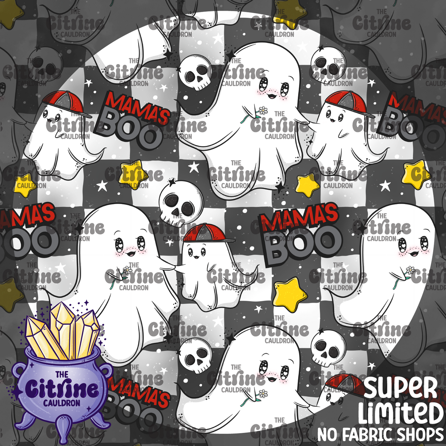 Mama's Ghosties Boy - Seamless