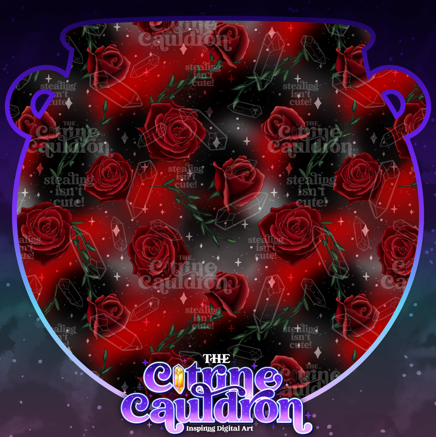 Dark Romance Roses - Coordinate