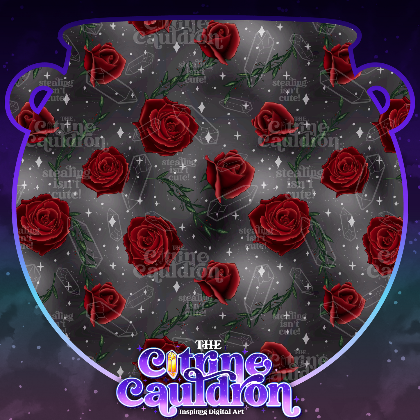 Dark Romance Roses - Coordinate