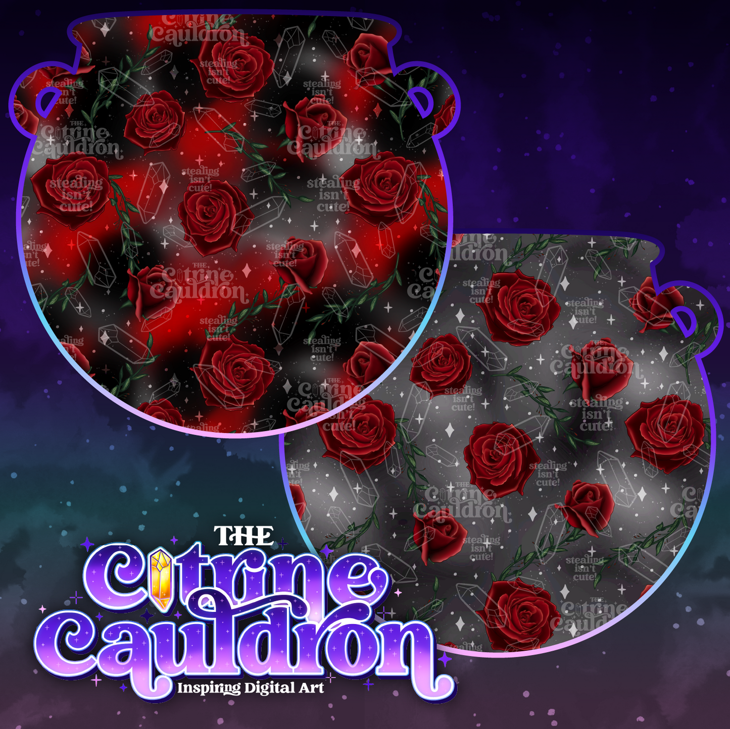 Dark Romance Roses - Coordinate