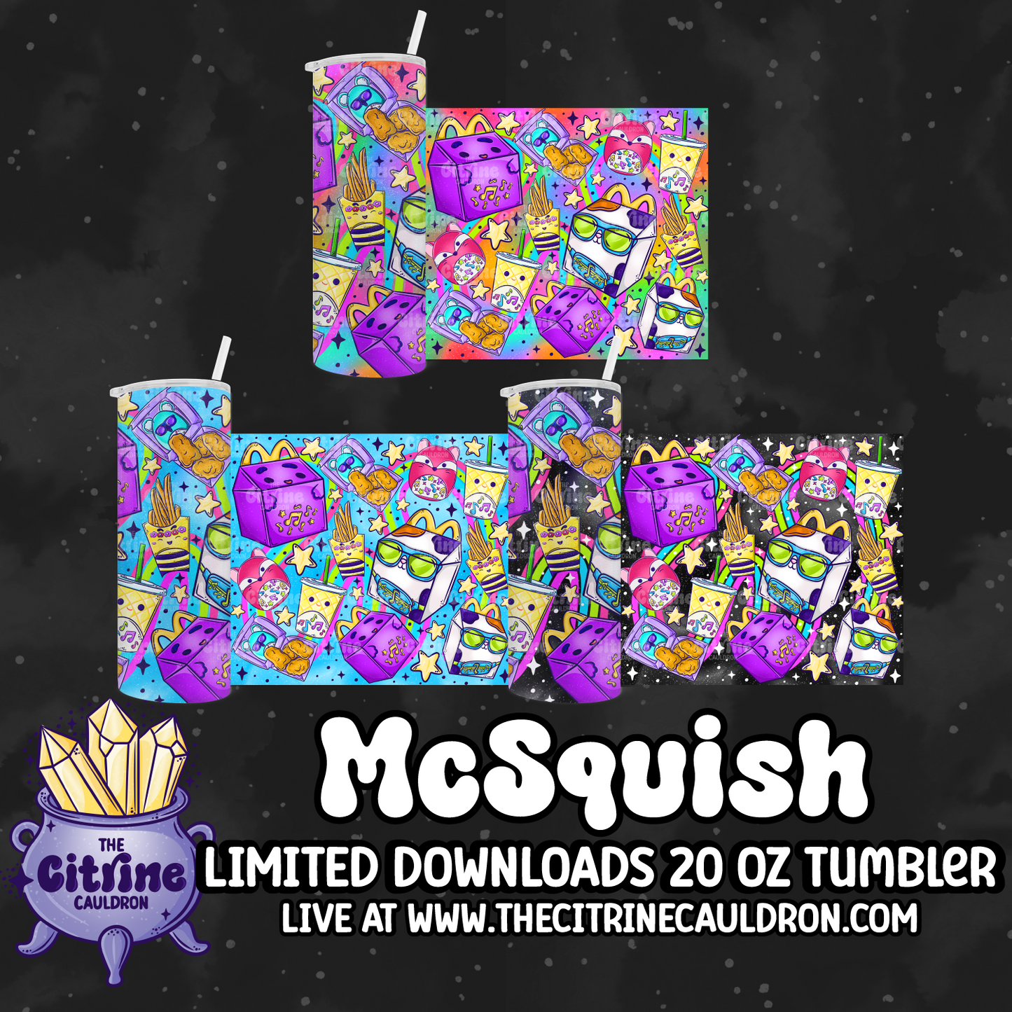 McSquish - PNG Wrap for Sublimation 20oz Tumbler