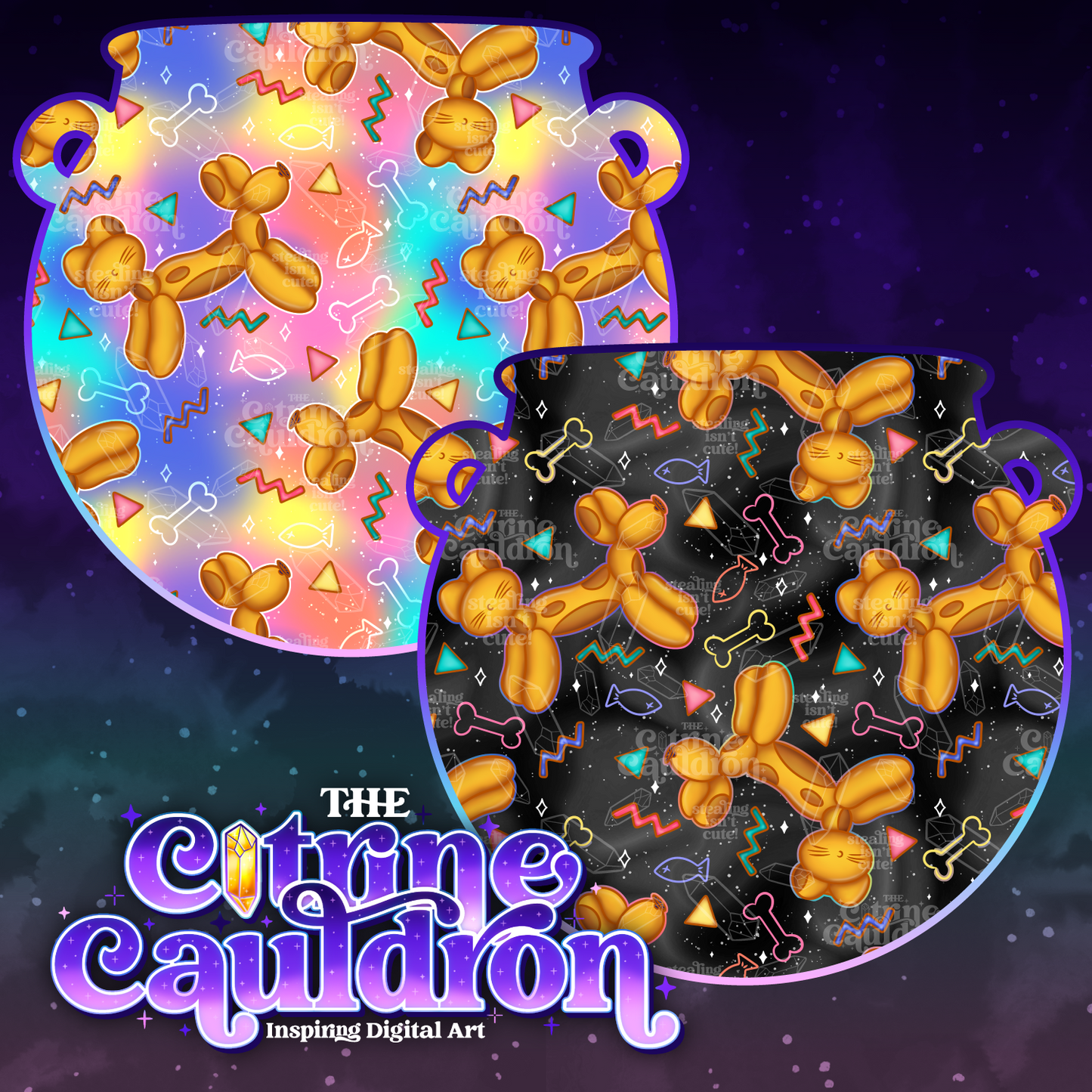 90s TV Collection - Seamless & PNG Bundle SMALL SHOP