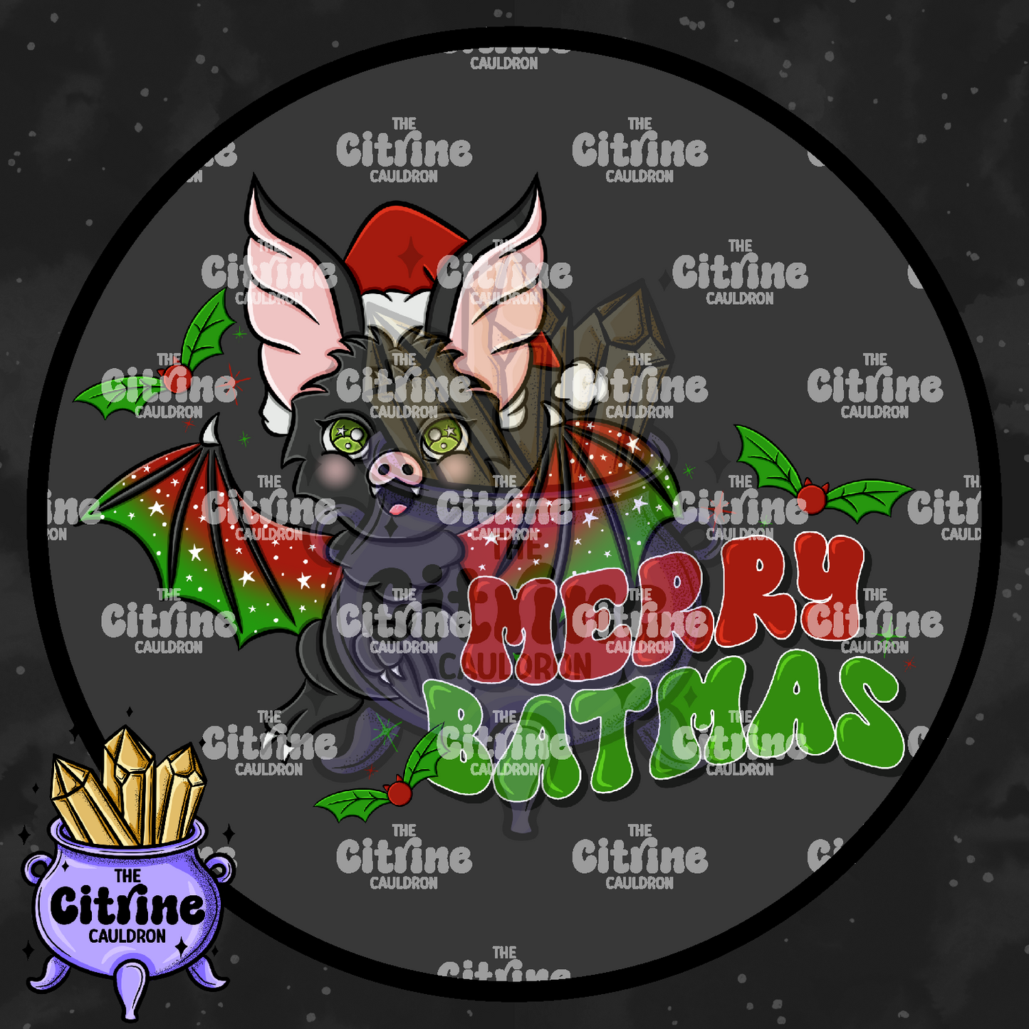 Merry Batmas - Sublimation PNG