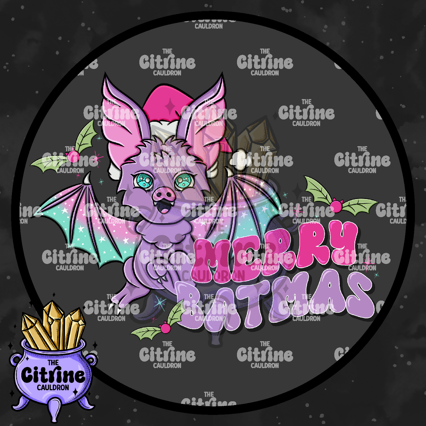 Merry Batmas - Sublimation PNG
