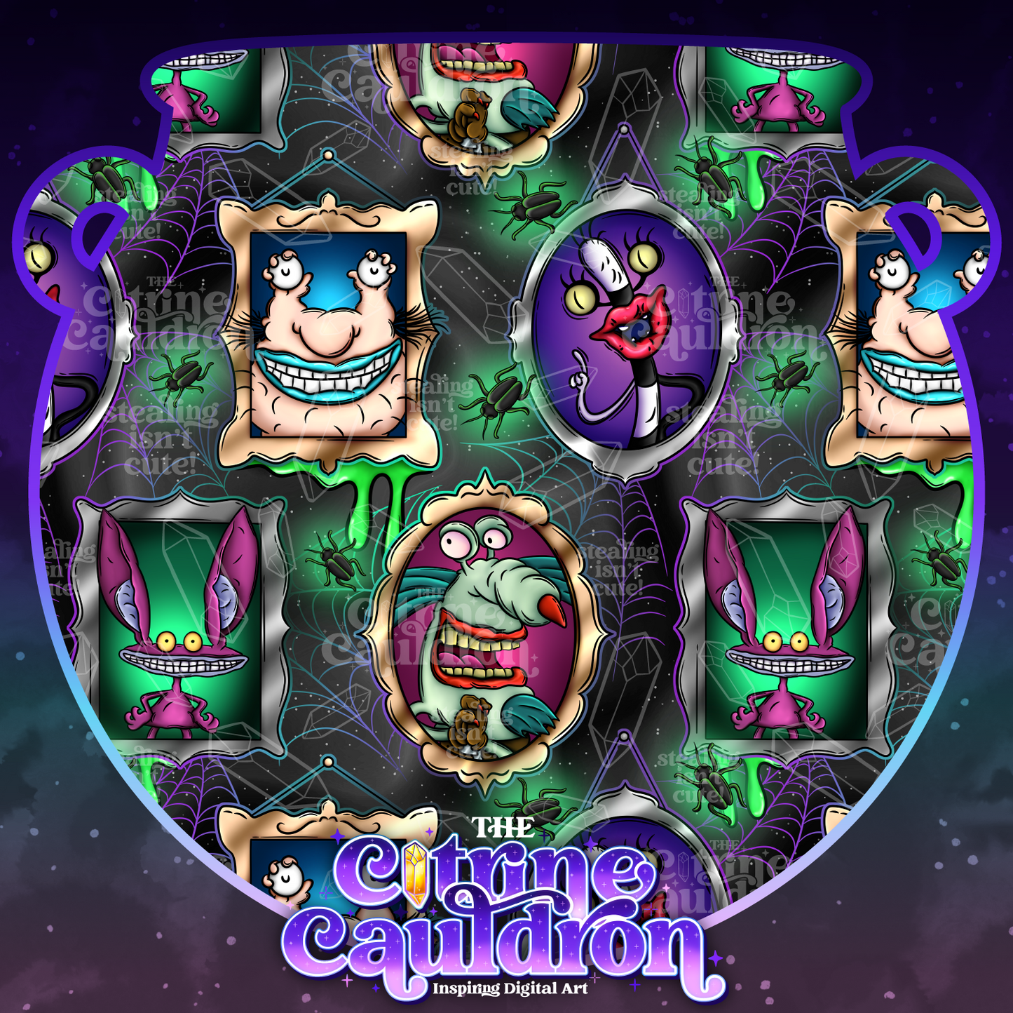 Monsters Gallery - Seamless