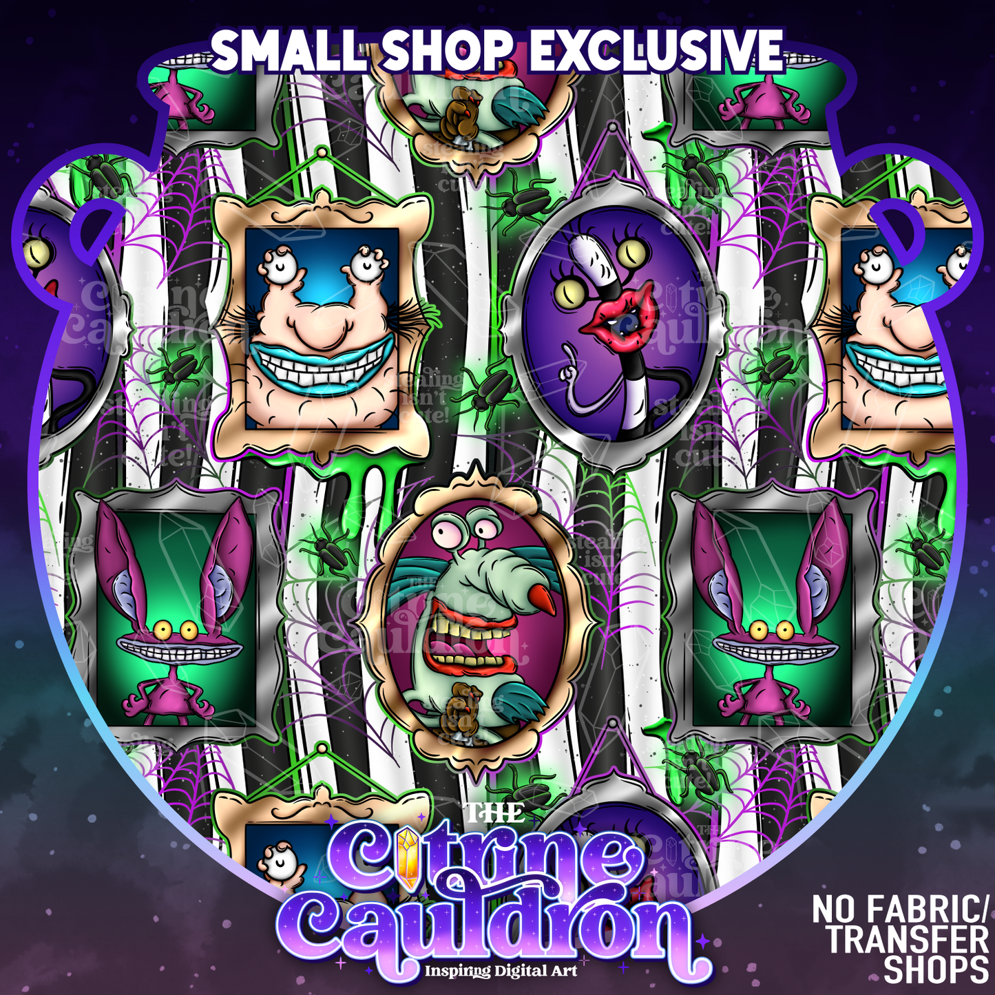 Monsters Gallery - Seamless