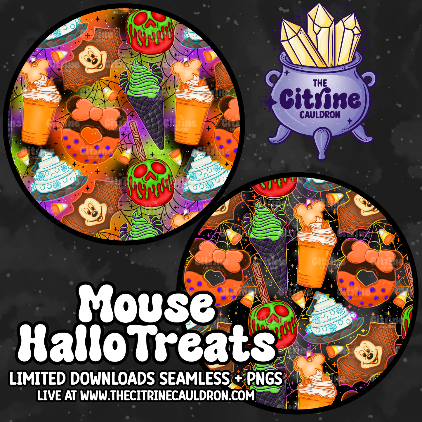 Mouse HalloTreats - Seamless