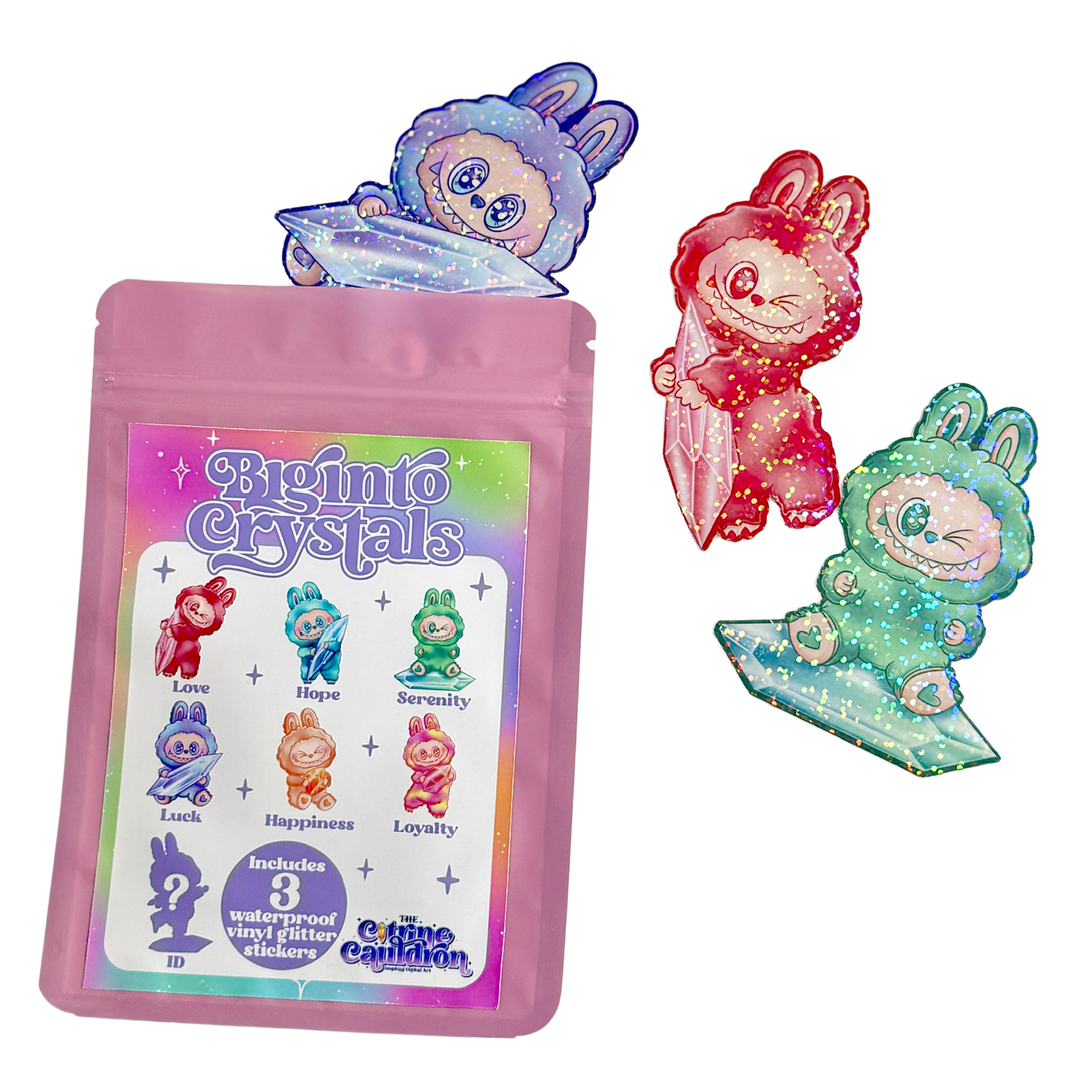 Big Into Crystals - Blind Bag Stickers
