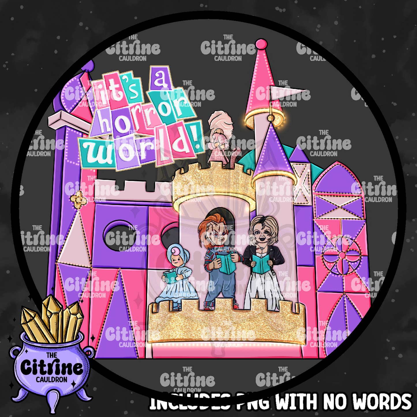 Walt Horror World - Sublimation PNG