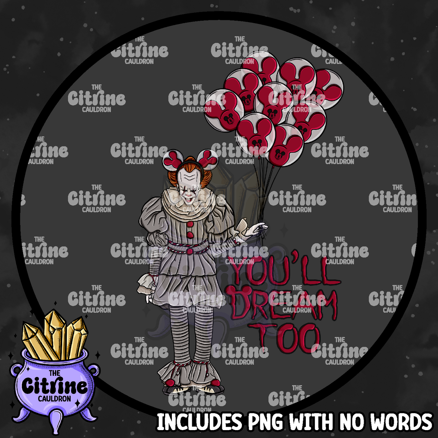 Walt Horror World - Sublimation PNG