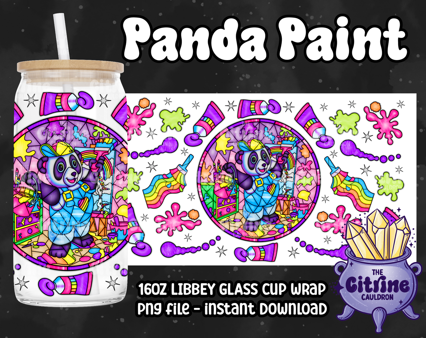 Nostalgia Glass 2.0 - PNG Wrap for Libbey 16oz Glass Can