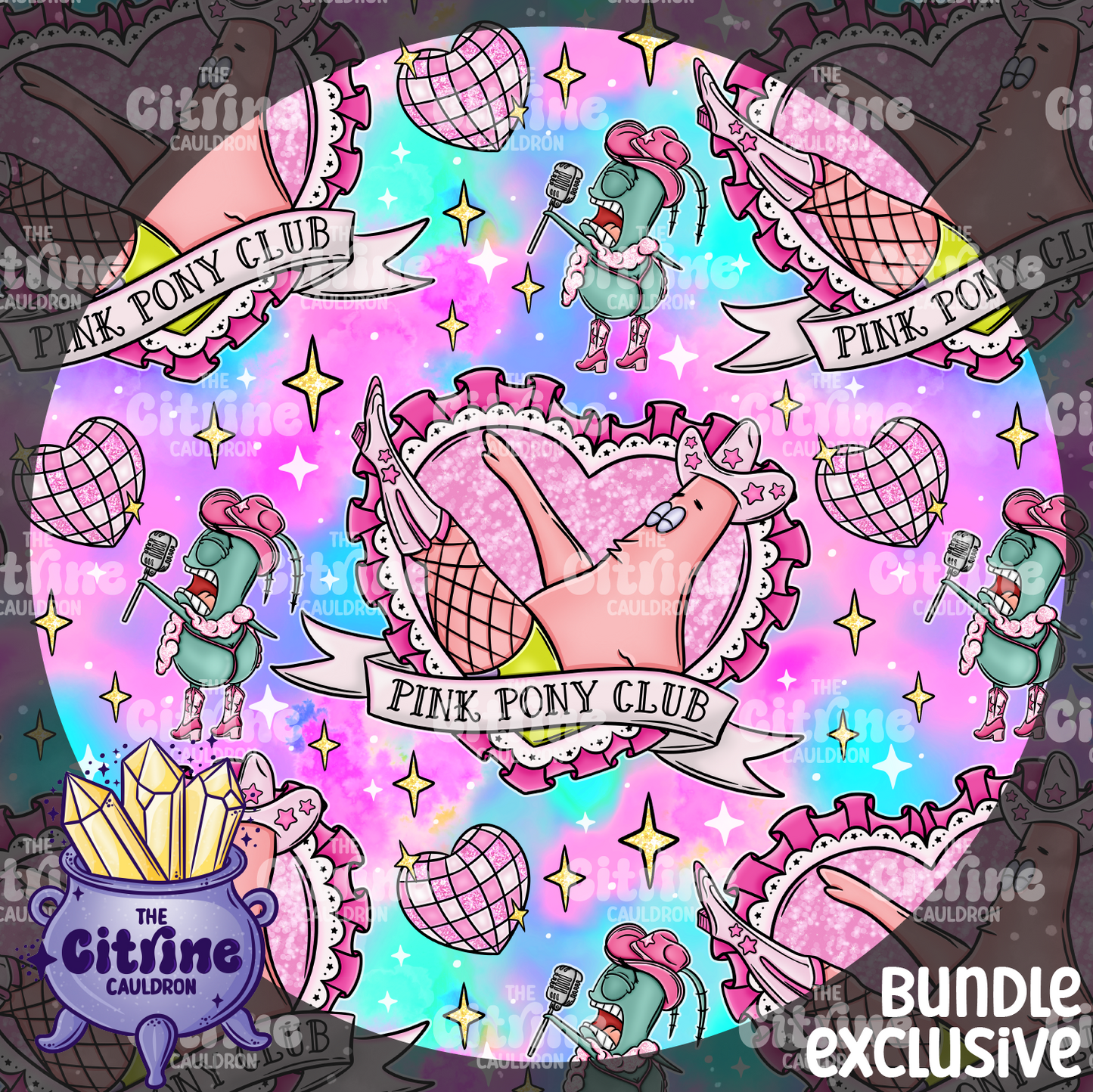 Spongey Collection - Seamless & PNG Bundle