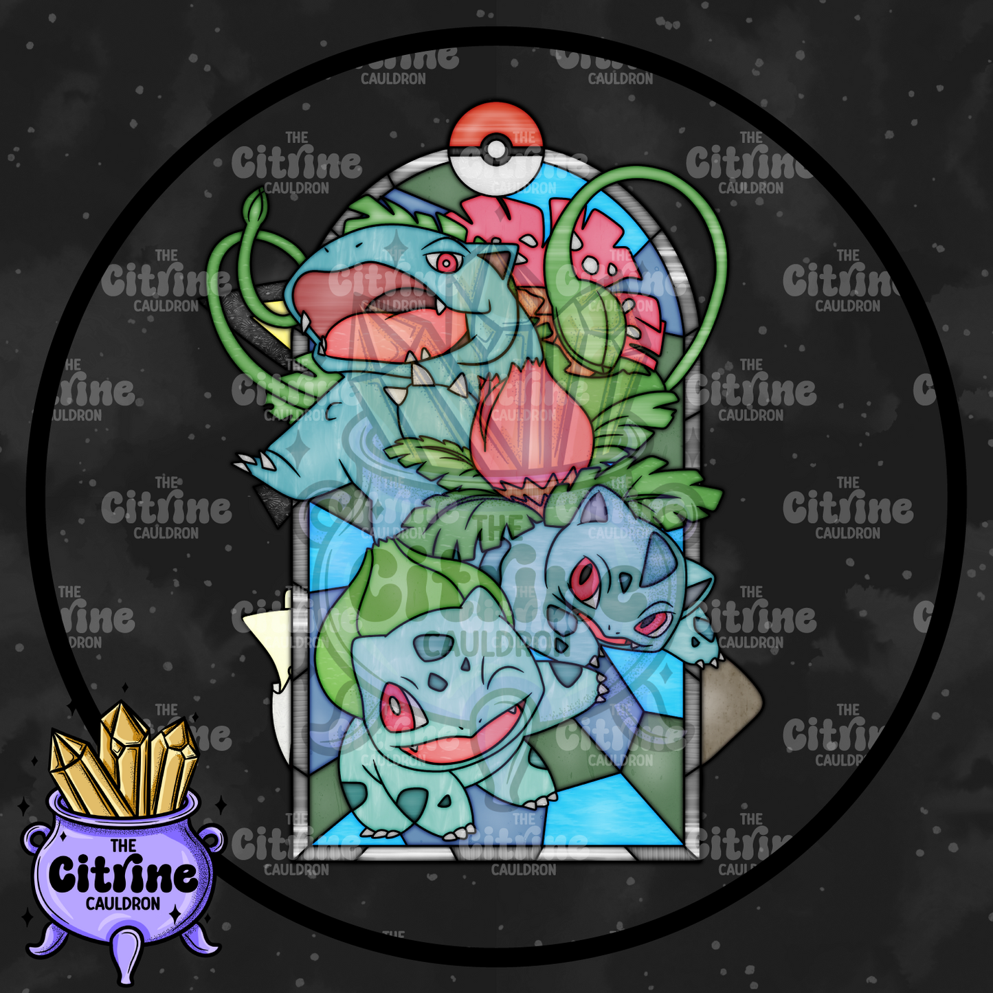 Poke Glass - Sublimation PNG