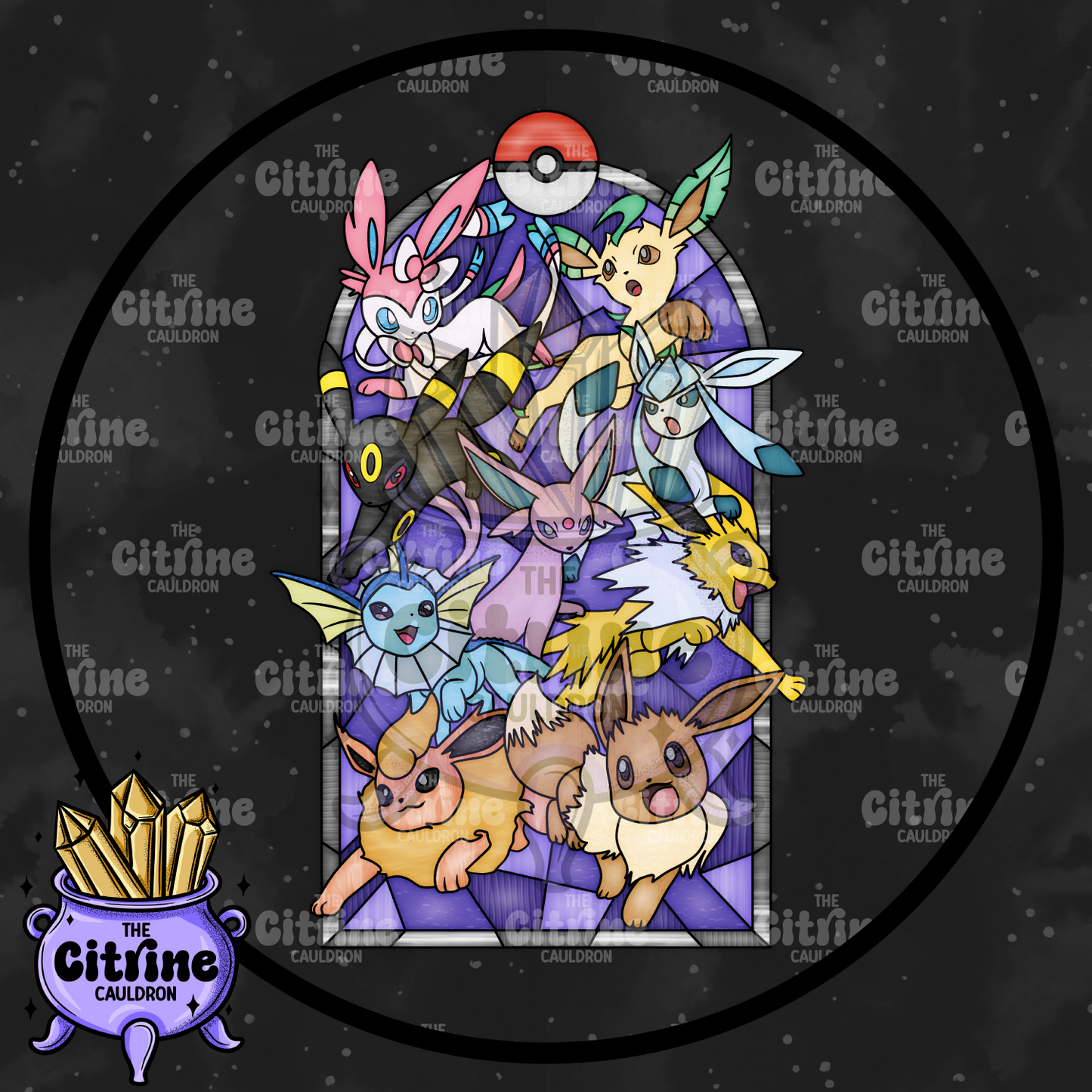 Poke Glass - Sublimation PNG