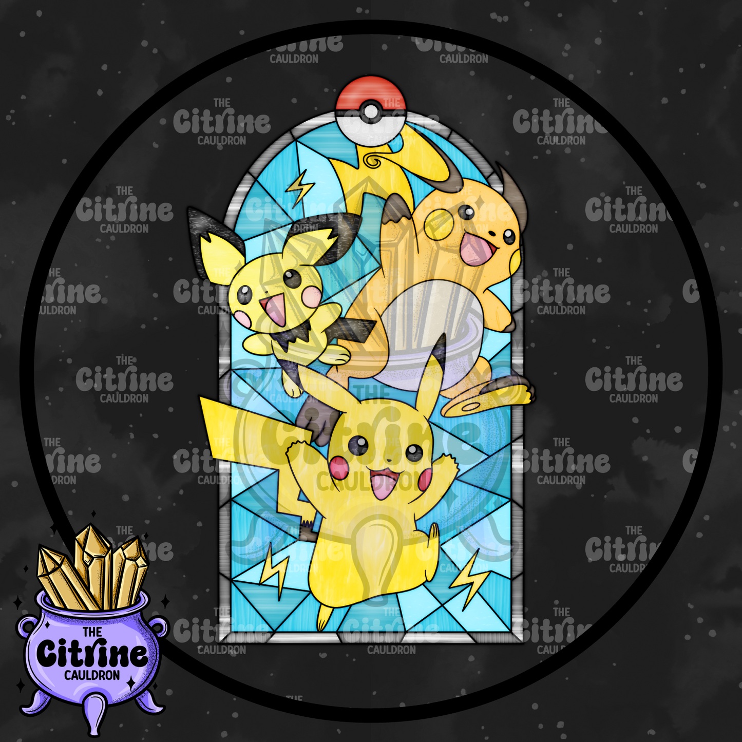 Poke Glass - Sublimation PNG