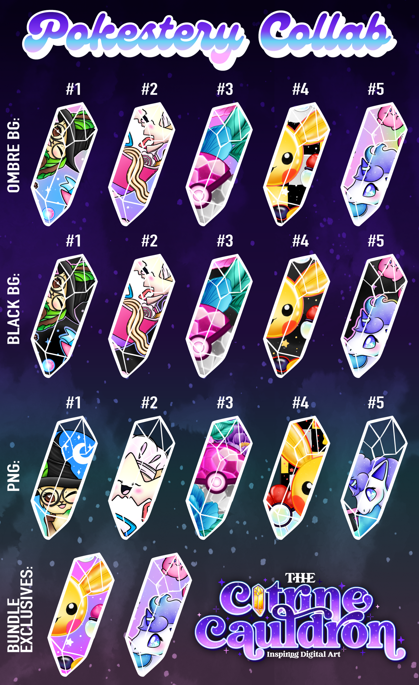 Pokestery Collab - Seamless/PNG Mystery