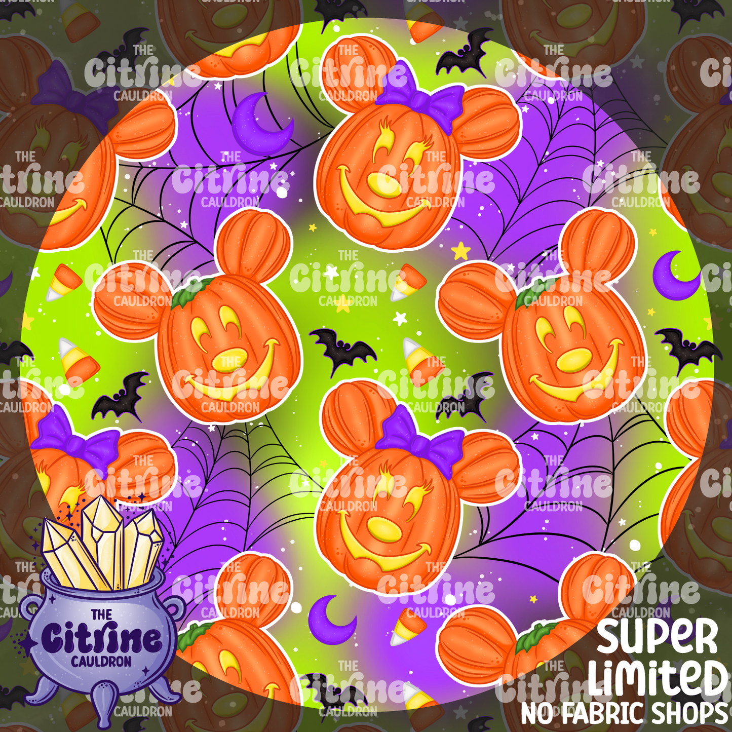 Pumpkin Mice - Seamless