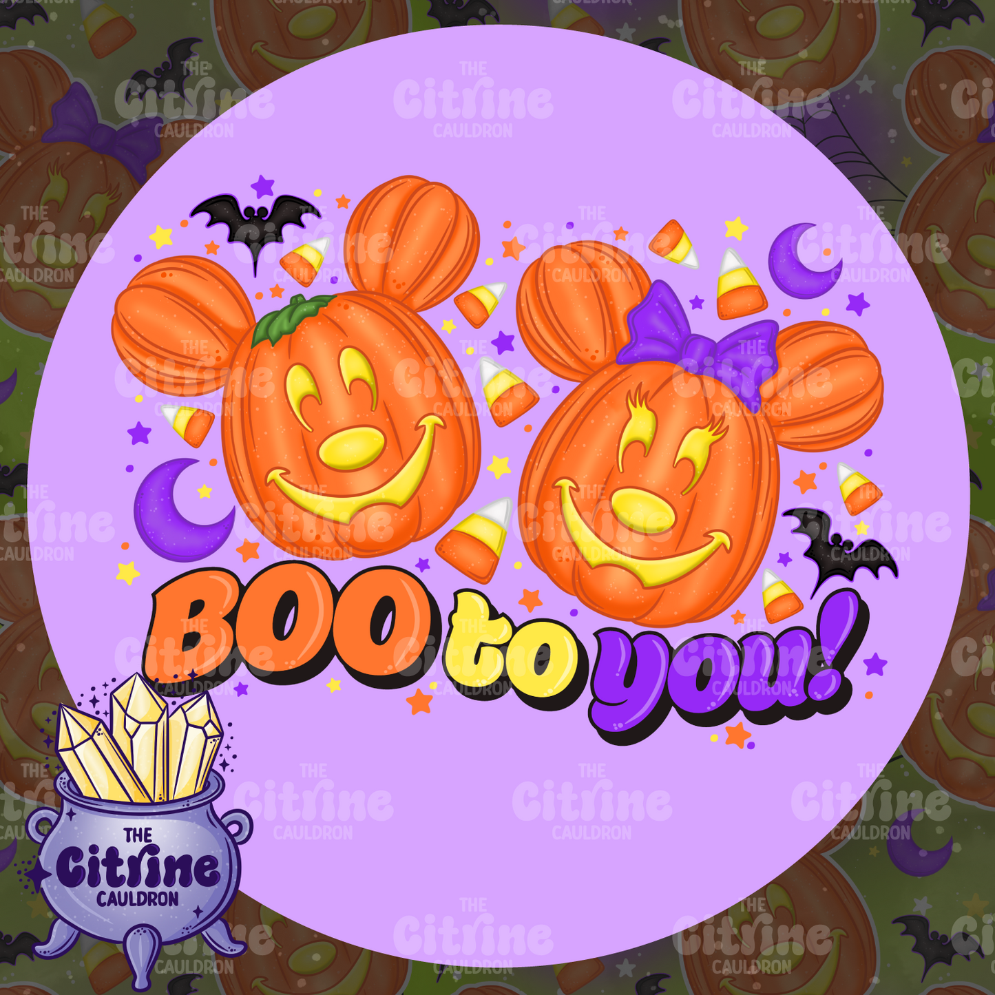 Pumpkin Mice - Sublimation PNG