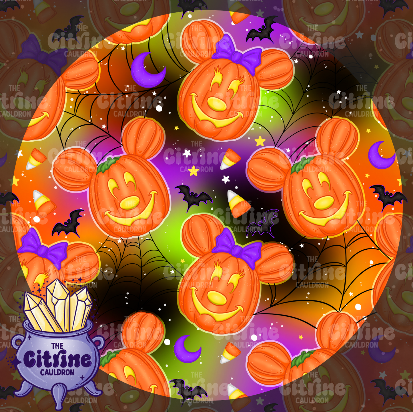 Pumpkin Mice - Seamless