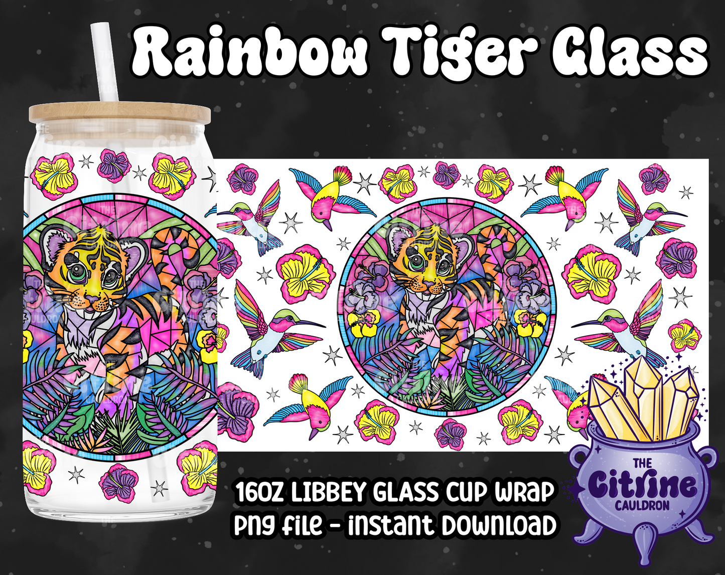 Nostalgia Glass - PNG Wrap for Libbey 16oz Glass Can