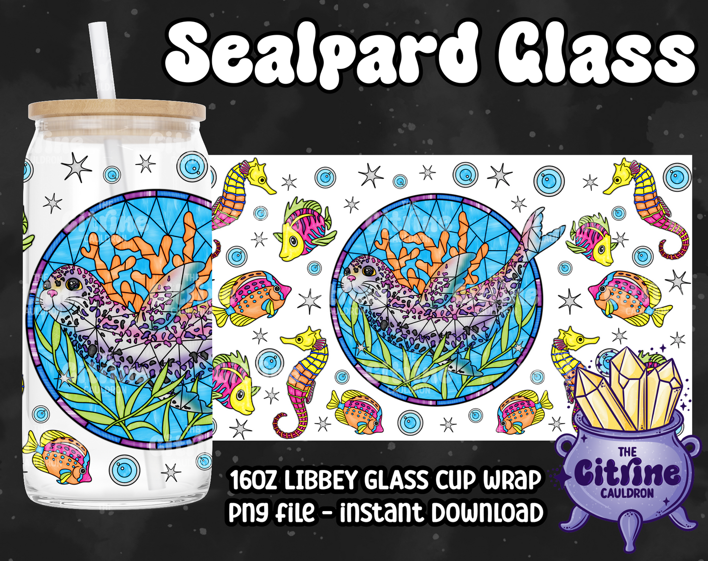 Nostalgia Glass - PNG Wrap for Libbey 16oz Glass Can