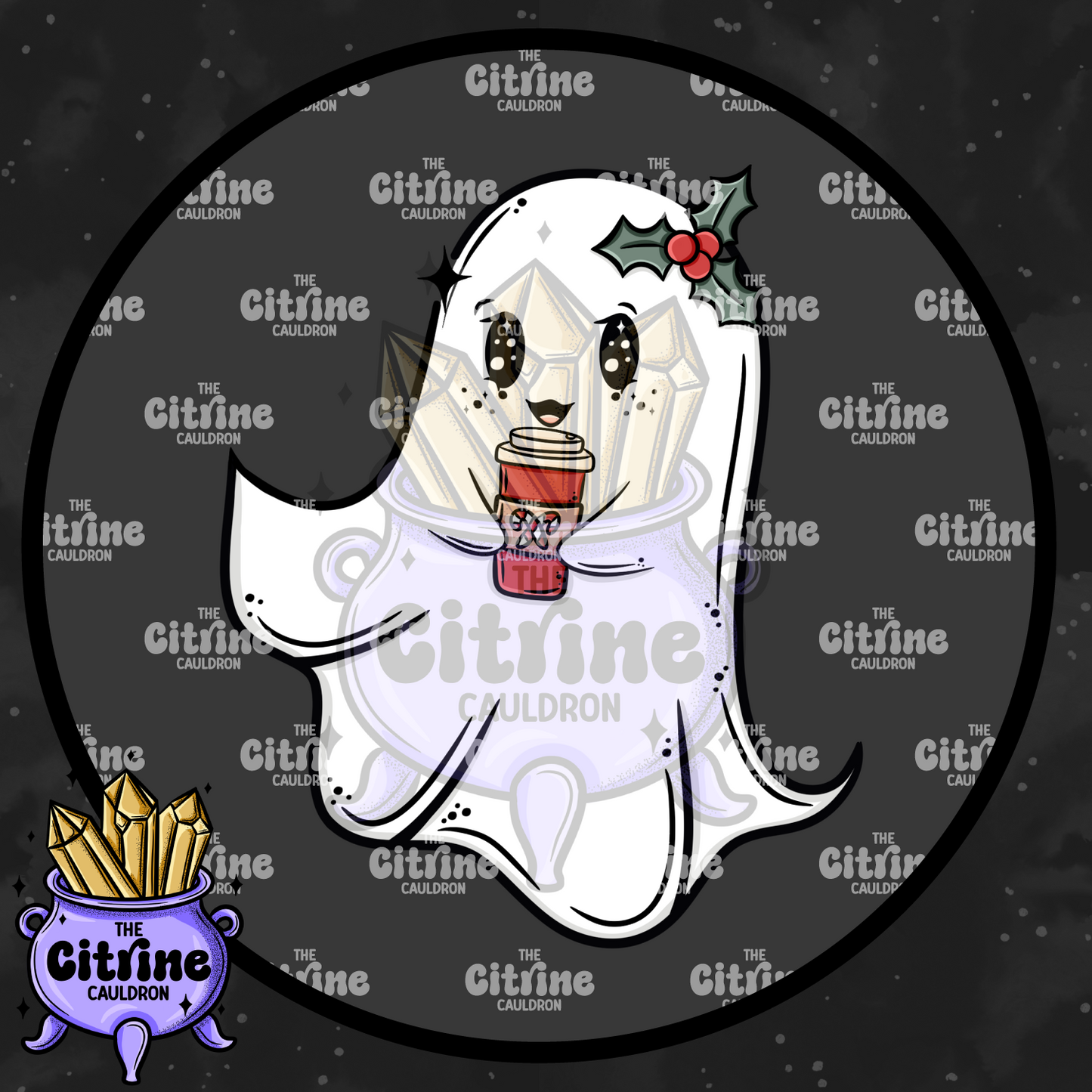 Peppermint Ghosties - Sublimation PNG