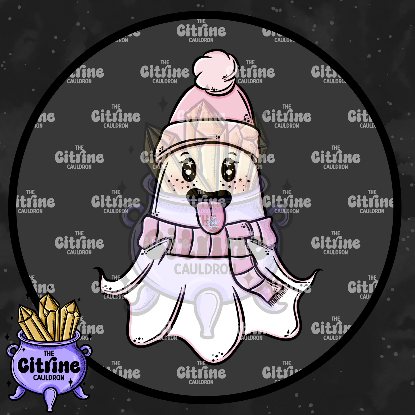 Snowflake Ghosties - Sublimation PNG