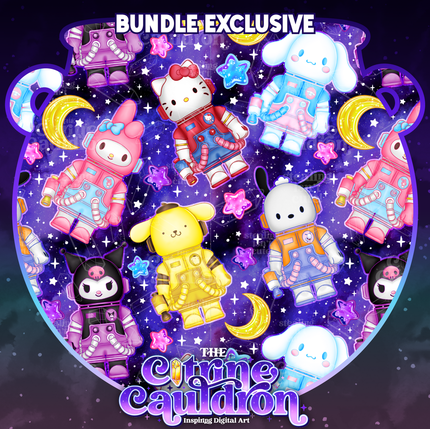 Popbubu Complete Collection - Seamless & PNG Bundle