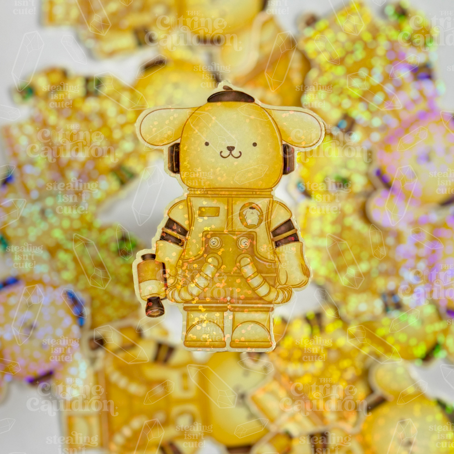 Space Pom - Sticker