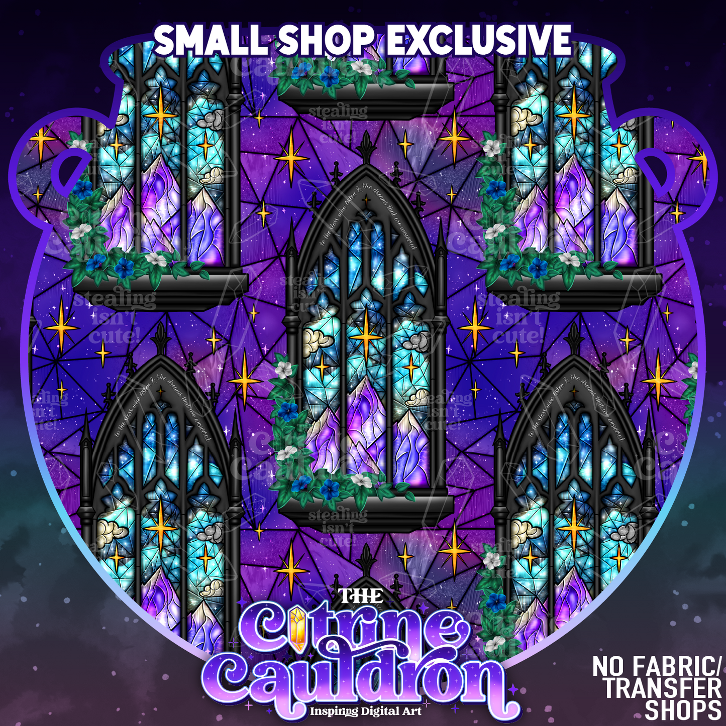 Starlight Window - Seamless SMALL SHOP