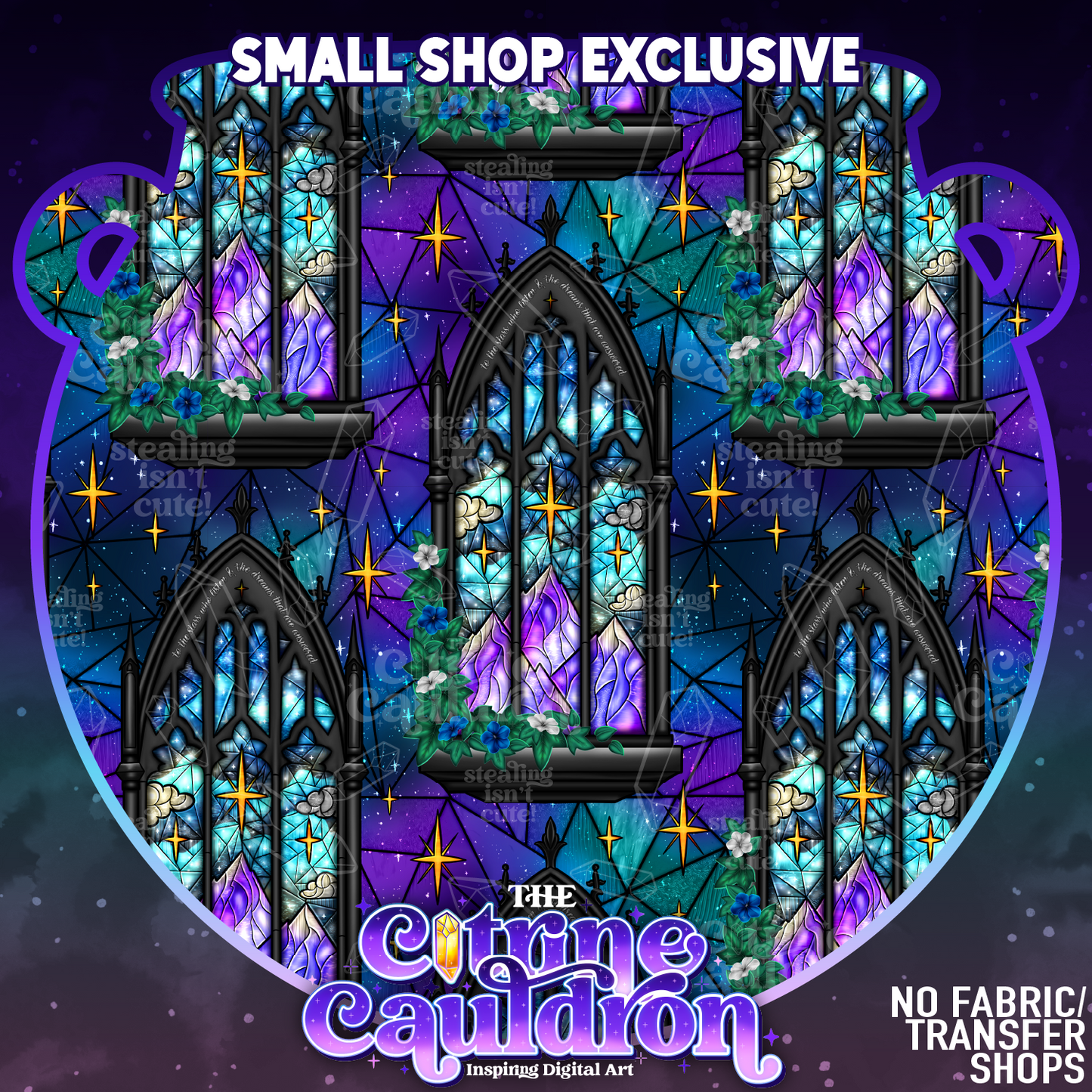 Starlight Window - Seamless SMALL SHOP