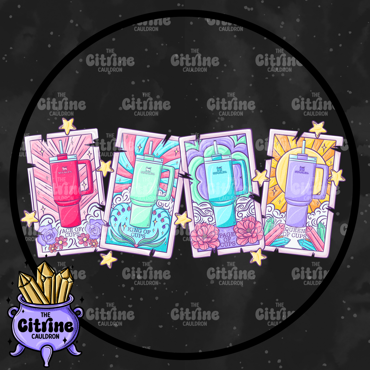 Tarot Cups - Sublimation PNG
